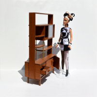 1950's Roomdivider-Cabinet