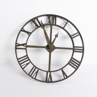 Wrought Iron Wall Clock