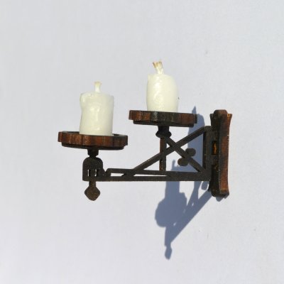 Double Wall Sconce Romantic (2 pieces)