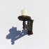 Single Wall Sconce Romantic (2 pieces)