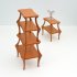 Art Nouveau 4 tier Etagere