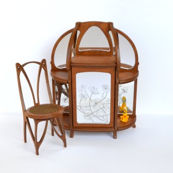 Art Nouveau Mirror Cabinet