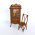 Art Nouveau Vitrine Cabinet