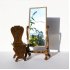 Victorian Standing Mirror 